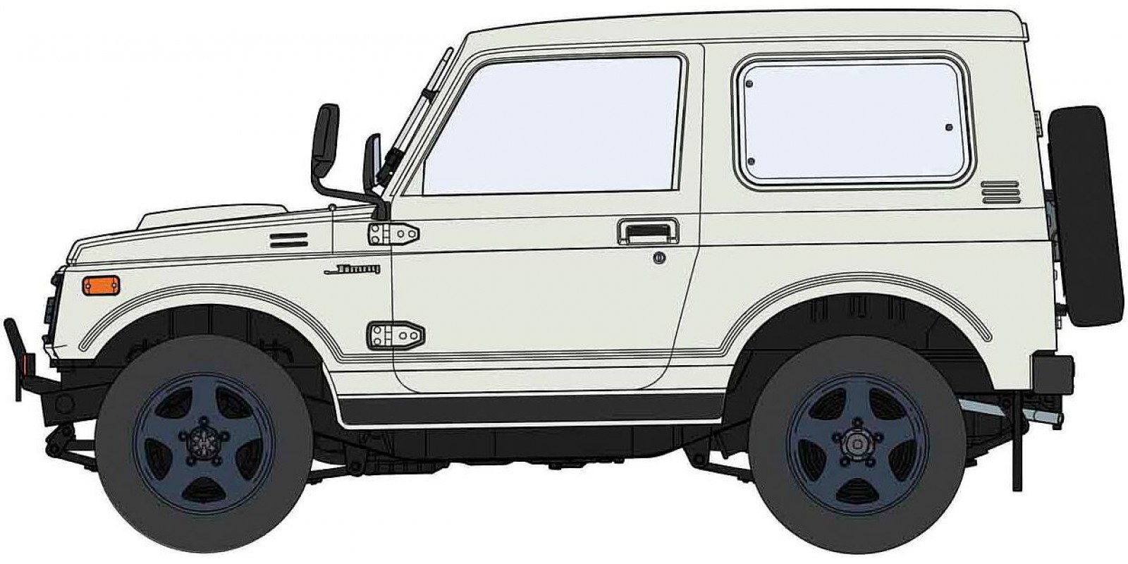 FA620650 1/24 Suzuki Jimny with ram guard