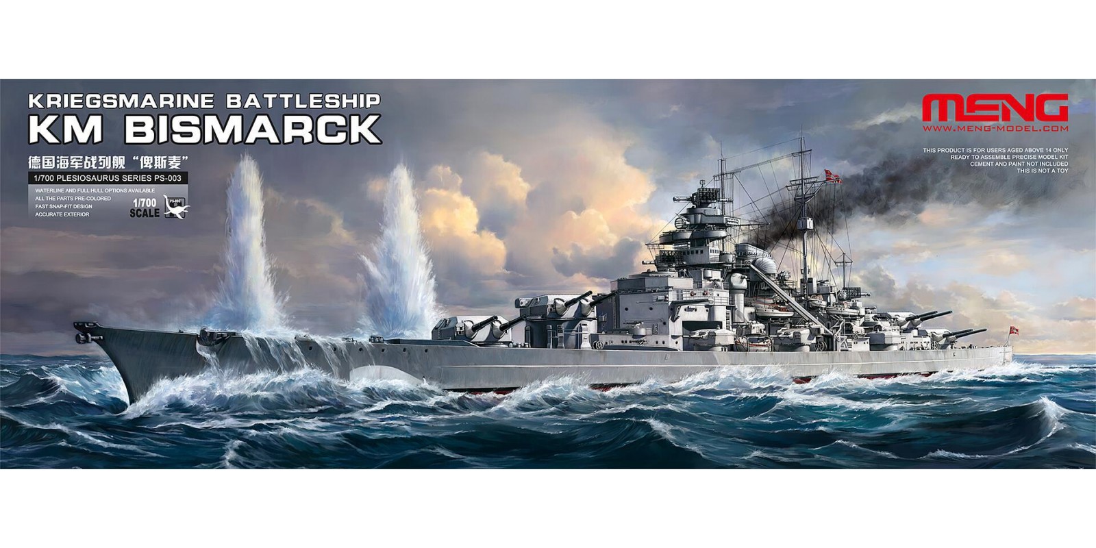 FA911576 1/700 DKM Bismarck