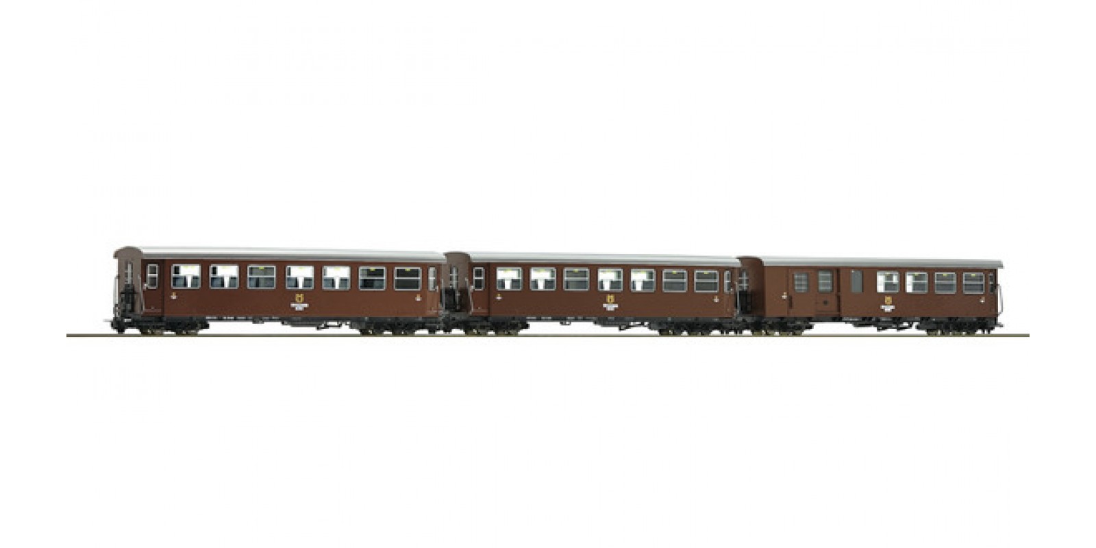 RO34030 - 3 piece set: Passenger coaches “Ötscherbär”, NÖVOG